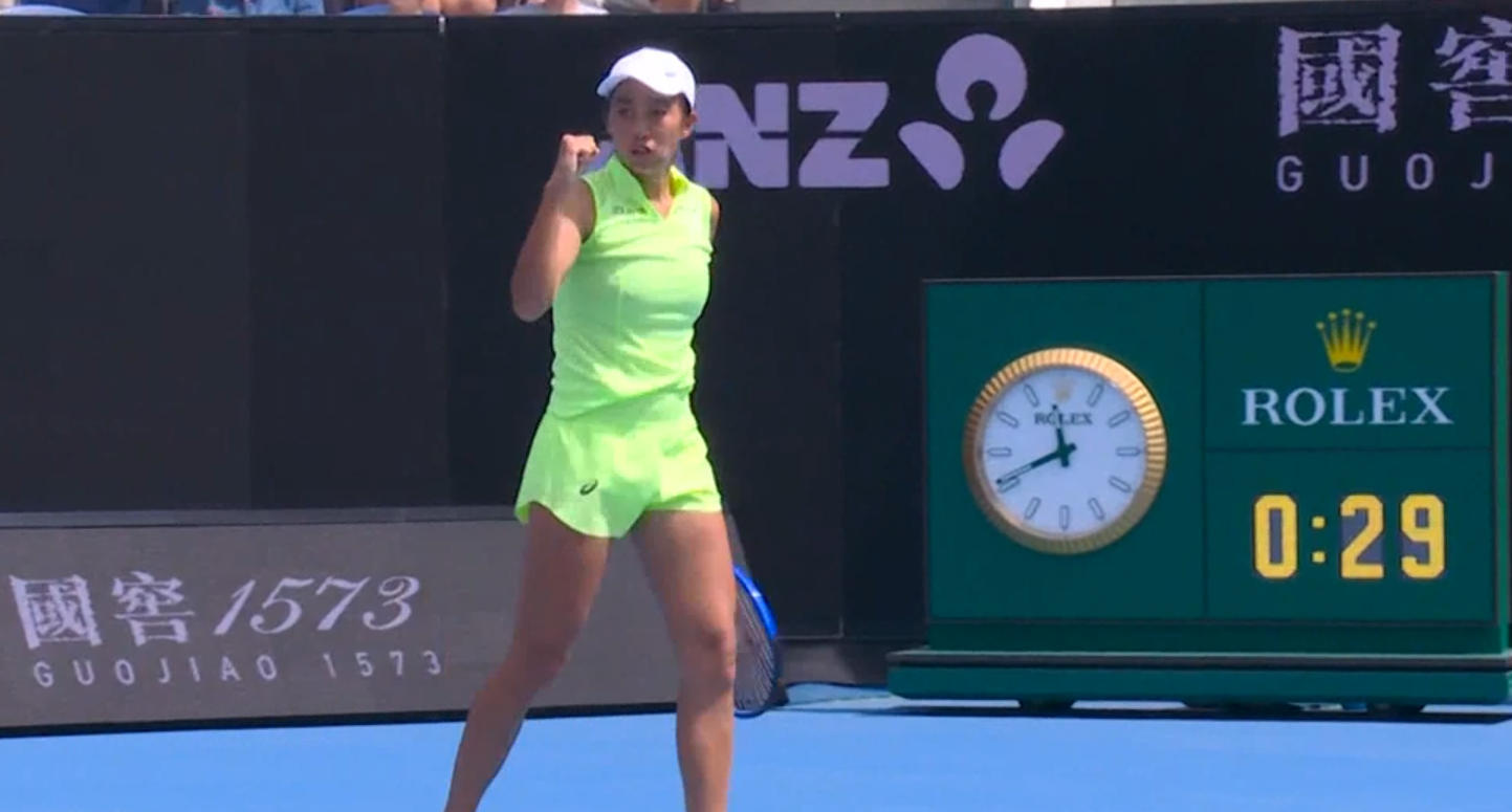 张帅澳网女单止步首轮 王欣瑜吴易昺冲击次轮